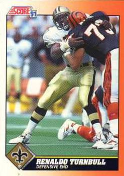 Renaldo Turnbull New Orleans Saints 1991 Score NFL #353